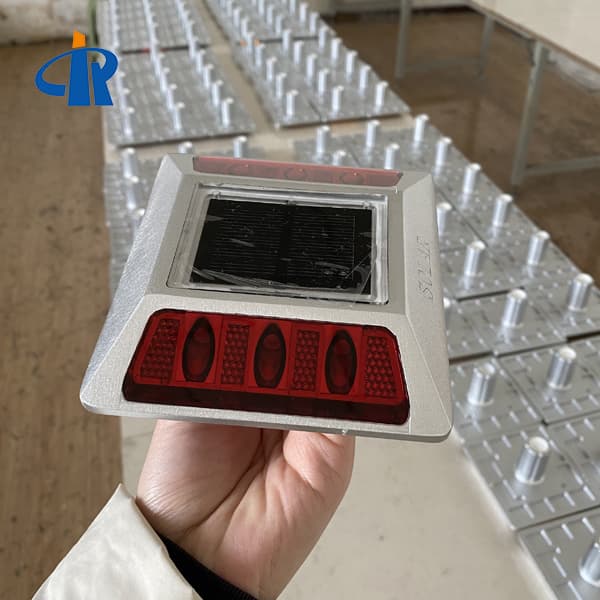 Red Solar Stud Lights For Car Park